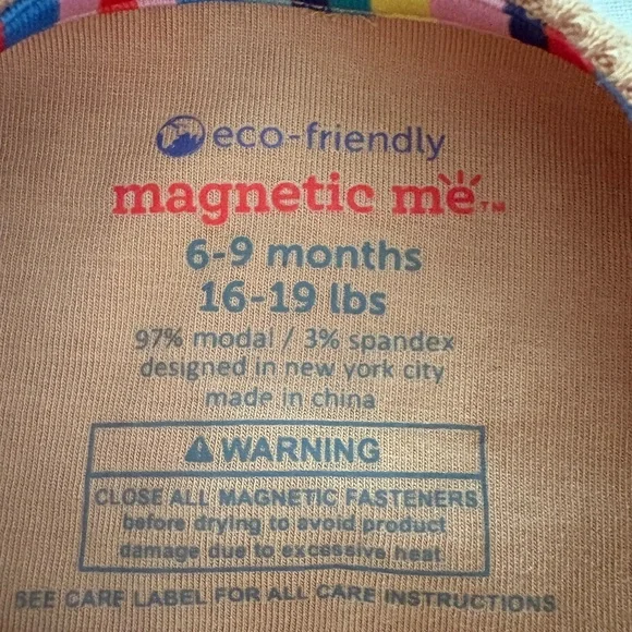 NWT Magnetic Me Camel Waffle Modal Footie - Picture 2 of 3